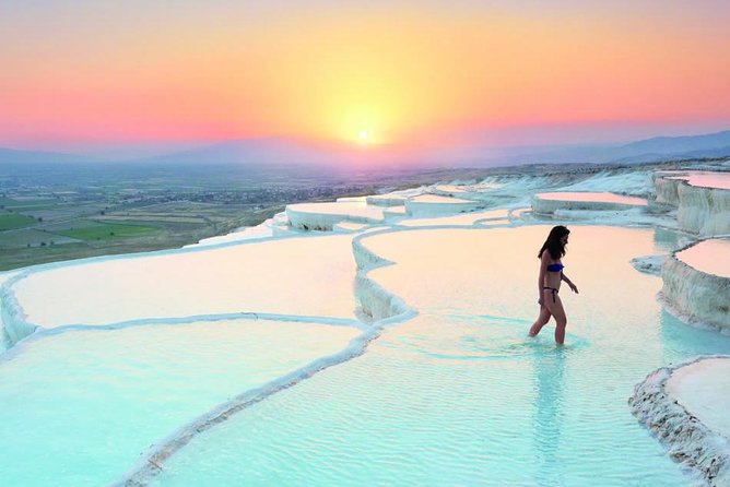 Pamukkale Day Tour From Kusadasi - Walking through Hierapolis above the terraces