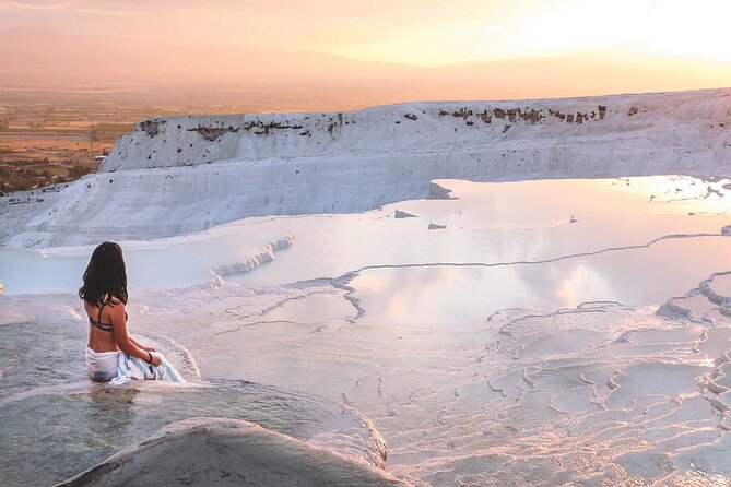 Pamukkale Full-Day Tour from Antalya with Lunch - Arriving at the Cotton Castle