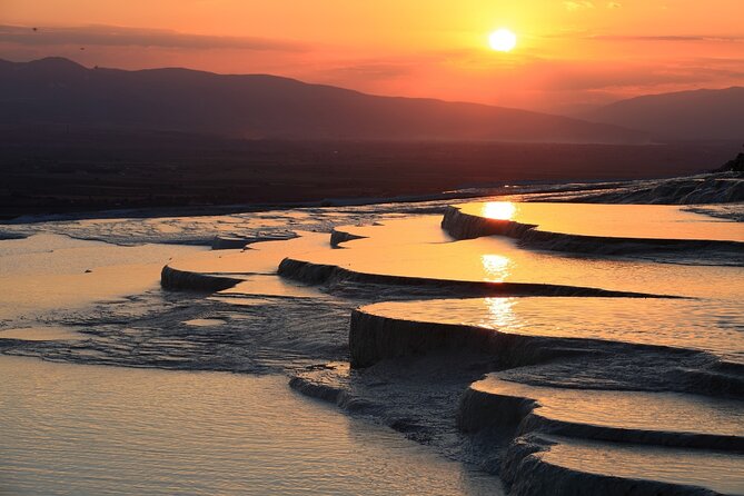 Pamukkale Hierapolis Tour with VIP CAR - Walking across the Pamukkale travertines