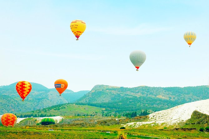Pamukkale Hot Air Balloon Flight - The flight, landing, and champagne finish