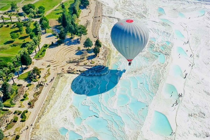 Pamukkale : Hot Air Balloon Sunrise Flight w/Transfer - One hour above the white travertines