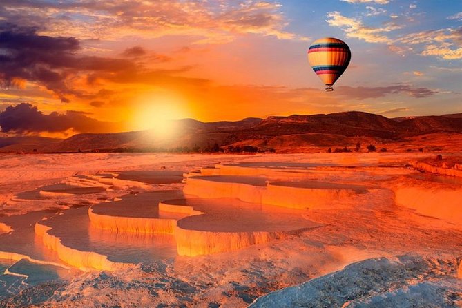 Pamukkale: Hot Air Balloon Tours - Rising over Pamukkale before sunrise