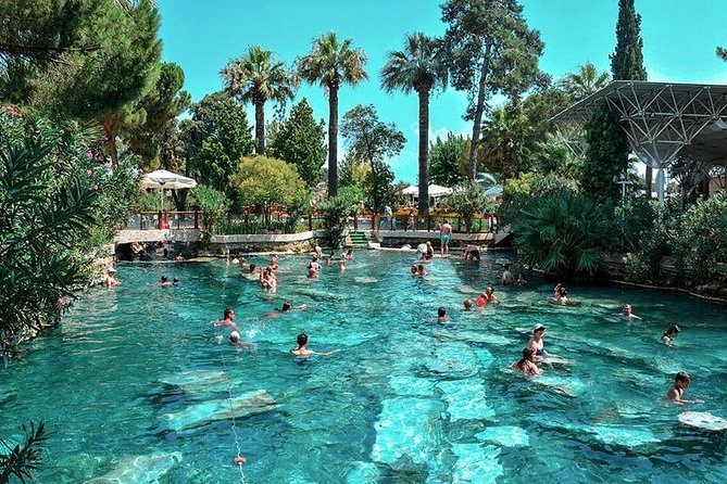 Pamukkale Small Group Tour From Kusadasi or Selcuk Hotels - Walking through Hierapolis beside the terraces