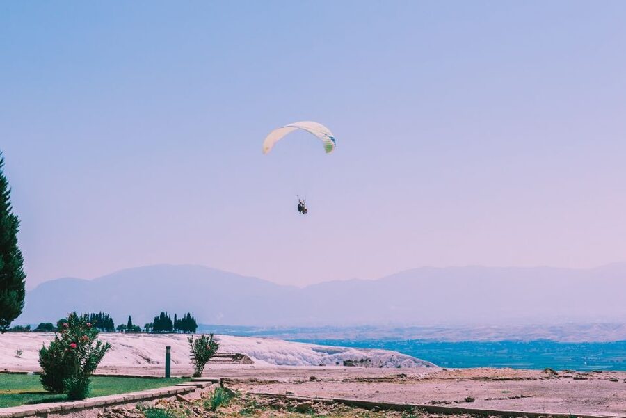 Pamukkale: Tandem Paragliding Experience - Hierapolis from a fresh angle