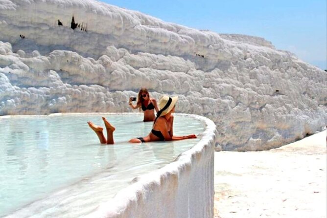 Pamukkale tour w. Entrance, Lunch & Transfer from Kemer - The optional thermal pool and Cleopatra Pool fee
