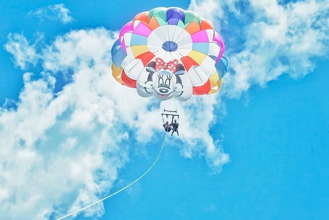 Parasailing, Blue Hole Mineral Spring, Seven Mile Beach - Seven Mile Beach, with room to choose your pace