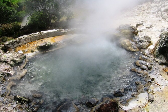 Private Tour Full-Day Furnas: Lake, Fumaroles and Thermal Pools - Caldeiras das Furnas and the smell of the earth