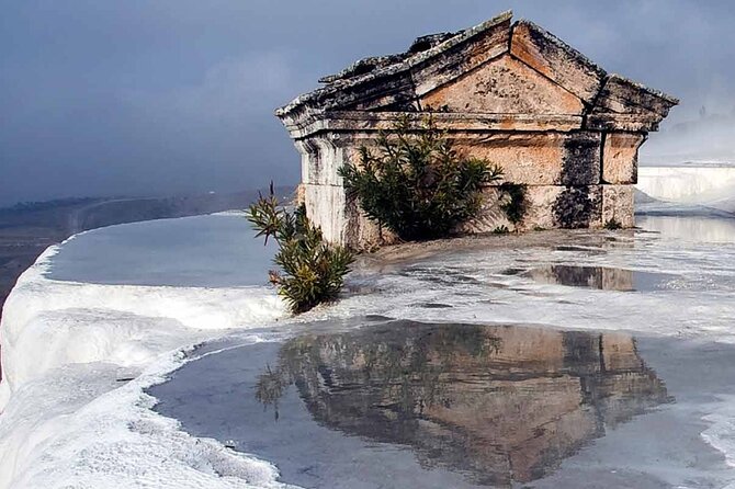 Private Tour to Salda Lake, Pamukkale, Hierapolis Ancient City - Hierapolis: Roman ruins above the terraces