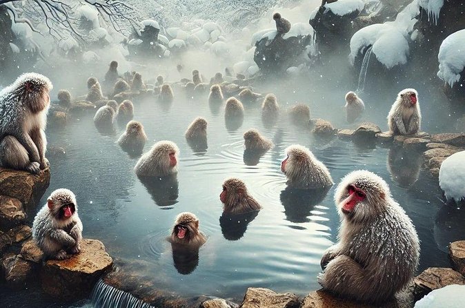 Private Tour to Snow Monkey, Zenkoji Temple & Hot Springs Nagano - Shibu Onsen, a one-hour look at a hot-spring town