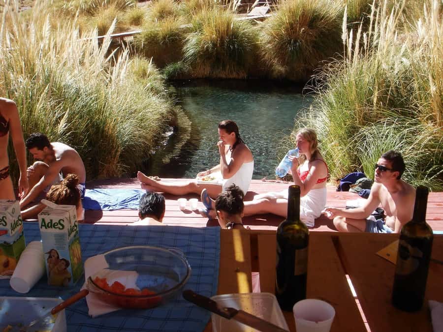 Puritama Hot Springs - Tour : San Pedro de Atacama - Chile - Arriving at the hot springs