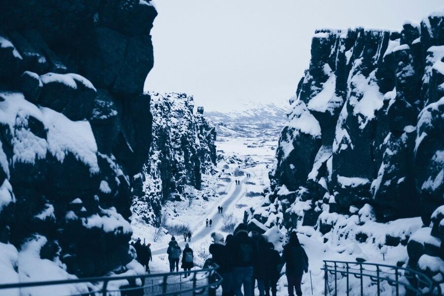 Reykjavík: Golden Circle, Blue Lagoon & Northern Lights Tour - Kerið shows Iceland’s volcanic side