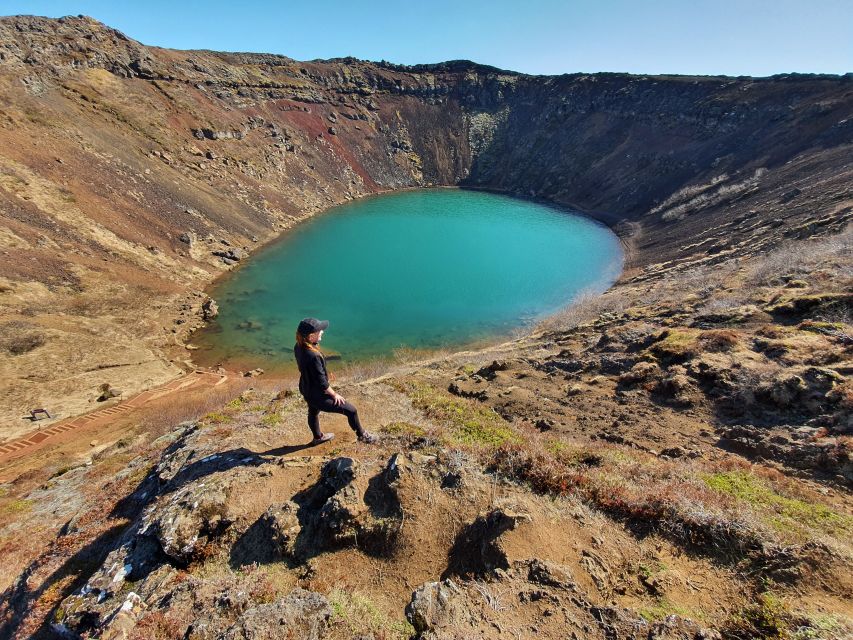 Reykjavik: Golden Circle, Kerid Crater, & Blue Lagoon Tour - Geysir and Strokkur: the stop that keeps you watching