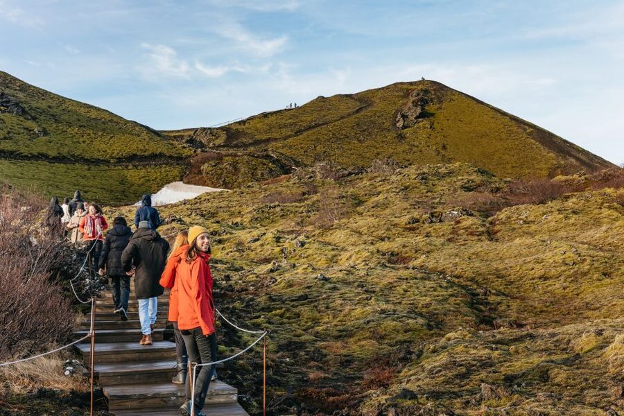 Reykjavik: Silver Circle Tour, Canyon Ride, & Thermal Baths - Meeting Icelandic horses at Sturlureykir