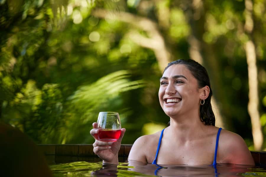Rotorua: Secret Spot Hot Tubs - Cold plunges and the Shinny Dip finish