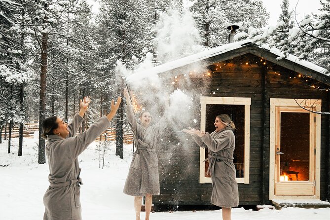 Rovaniemi Sauna World with a Hot Tub, Jacuzzi and Cold Pool - Six Finnish sauna styles in one forest setting