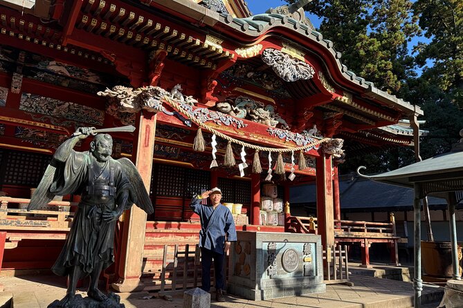 Samurai Guide Sho’s Mt. Takao Hike, Temple & Onsen from Shinjuku - The chairlift down, with a seasonal catch