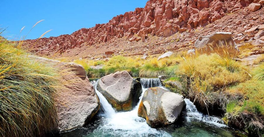 San Pedro de Atacama: Puritama Hot Springs - The drive from San Pedro to the ravine