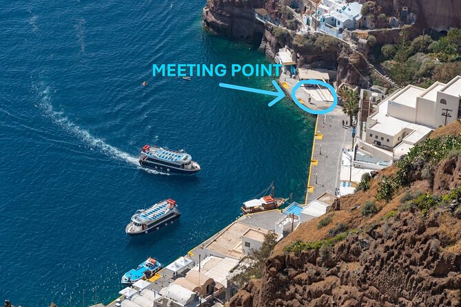 Santorini: Boat tour to Volcano, Hot Springs & Thirasia island - Swimming at Palea Kameni’s sulfur springs
