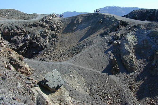 Santorini - Volcano and Hot springs - Walking above an active volcano