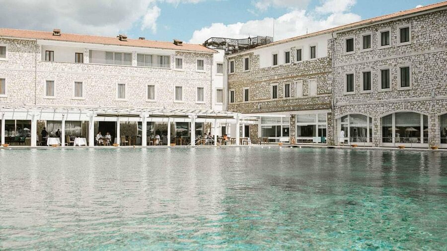 Saturnia: Terme di Saturnia Hot Spring Pools Park Day Ticket - Sauna and the quieter side of the visit