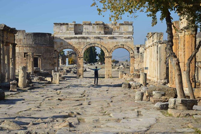 Side Express Pamukkale &Hierapolis Day Trip w/Lunch & Pickup - Three hours among the terraces and Hierapolis