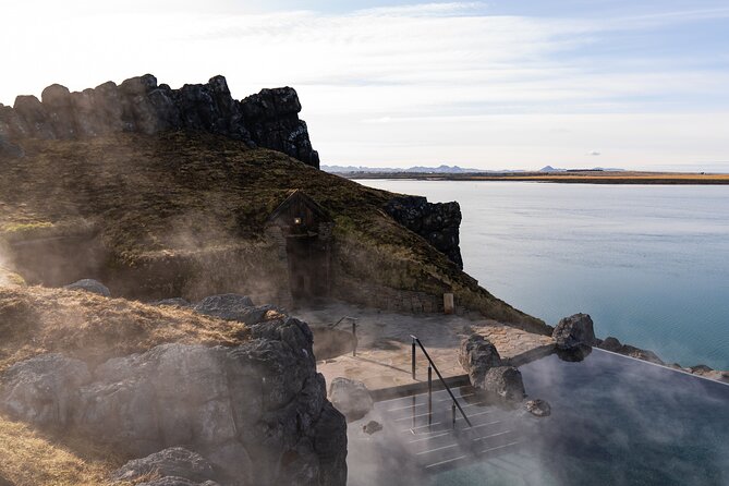 Sky Lagoon Spa Experience with Private Transfer from Reykjavík - The lagoon: warm water and open sea views