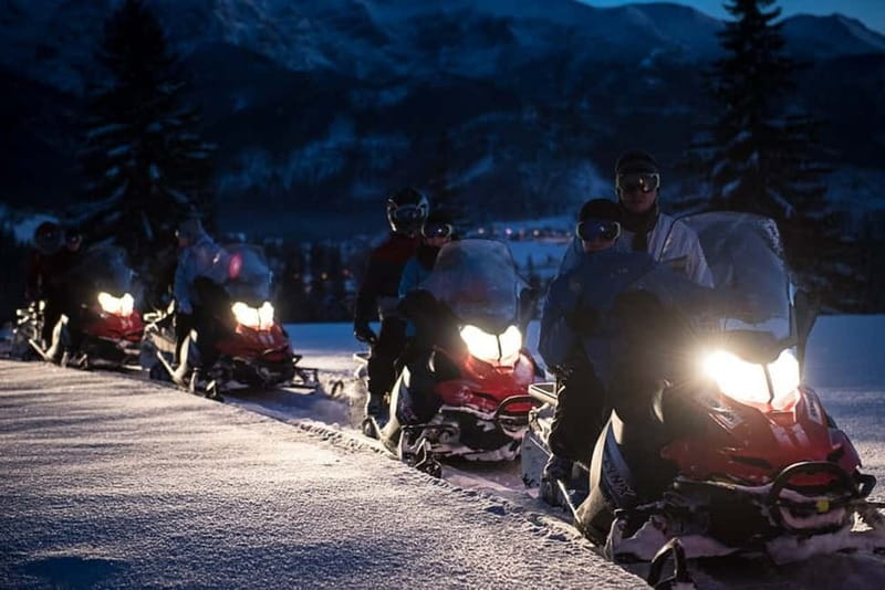 Snowmobile Ride with Zakopane and Hot Springs Combo Options - From Krakow to the snowy foothills