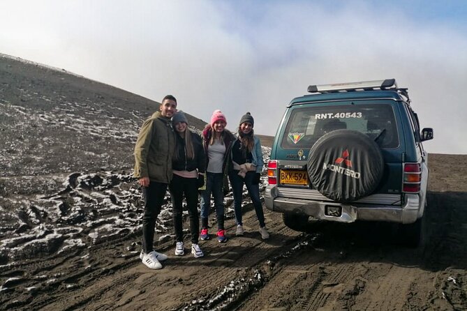 Snowy Ruiz + Hot Springs from Manizales - Entering Los Nevados at Sector Brisas