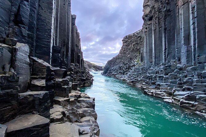 Stuðlagil Canyon and Vök Baths Day Tour - The East Side Gives You the Stronger Stuðlagil View