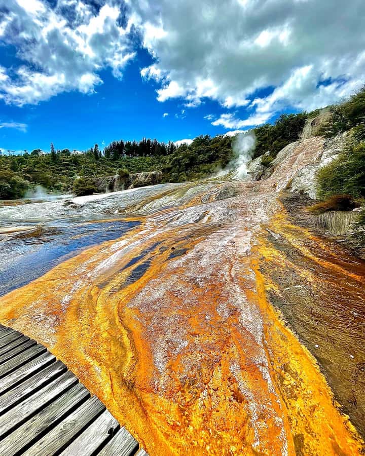Taupo: Orakei Korako Geothermal Park and Cave Entry Ticket - Hot springs, mud pools, and silica terraces