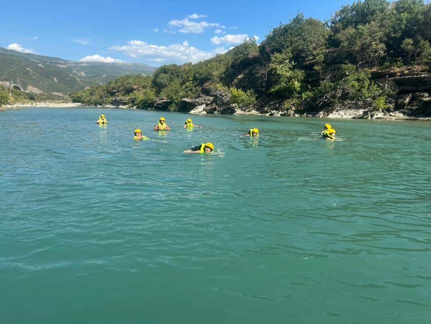 Tirana/Durrës/Golem: Vjosa Rafting, Benja Thermal Baths Tour - Key points to know before booking
