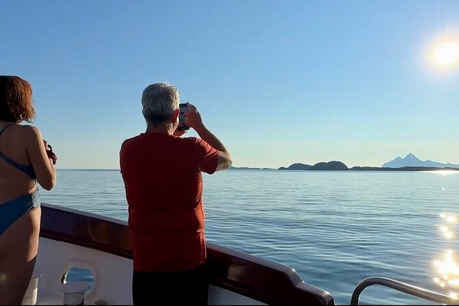 Tromsø Midnight Sun Evening Cruise with Hot Tub and Polar Plunge - A 100-foot sailing ship with room for a small group
