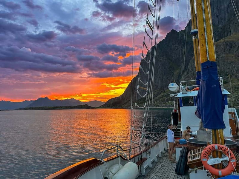 Tromsø: Midnight Sun Evening Cruise with Hot Tub - Finding Stella Oceana at the Tromsø marina