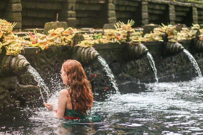 Ubud Volcano Lake and Natural Hot Spring Tour - Tegenungan Waterfall closes the sightseeing route