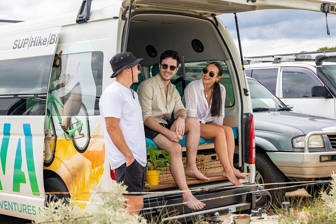 Ultimate Peninsula Adventure: Stand Up Paddle, Hot Springs, Hike, Lunch & Winery - Starting at the bathing boxes on Port Phillip Bay