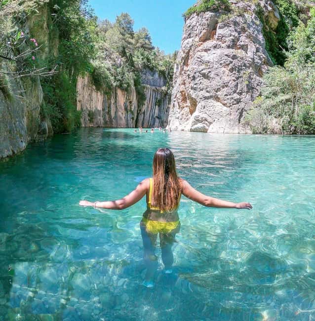 Valencia: Montanejos Thermal Spring & Girlfriend Waterfall - Salto de la Novia and the first swim
