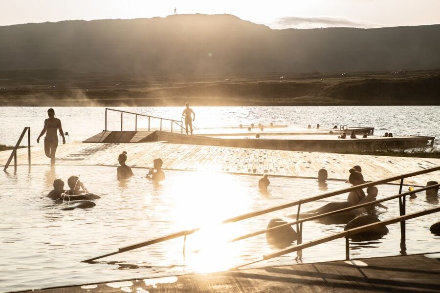 Vök Baths: East Iceland Geothermal Baths Entry - Steam, showers, and the practical comforts