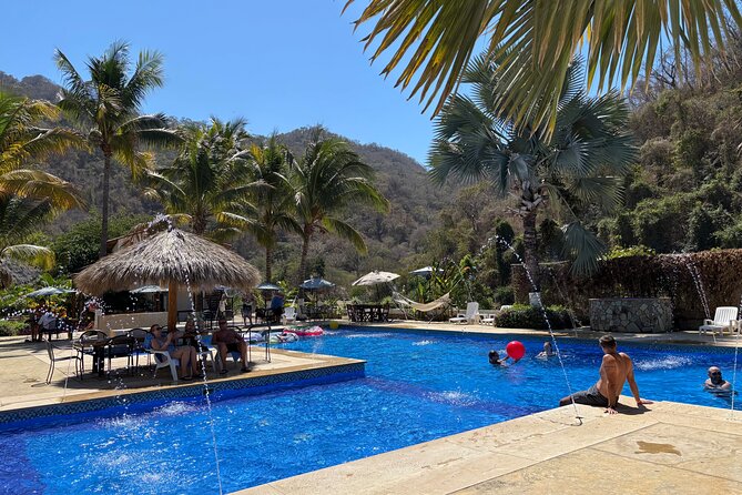 Volcanic Hot Springs, Foot Massage, Tequila & Mex BBQ - The Pool and 15-Minute Foot Massage