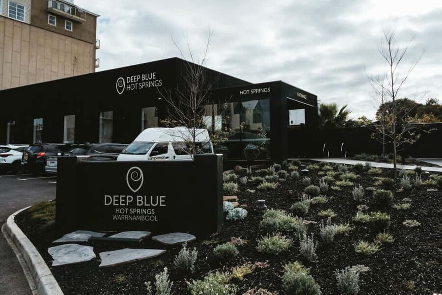 Warrnambool: Deep Blue Hot Springs Entry Ticket - The main drawback: this is not a secluded retreat