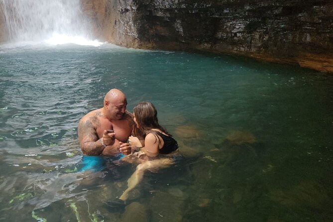 Water Adventure: La Leona Waterfall, River tubing & Cliff jumps - Reaching La Leona Waterfall along the Blanco River