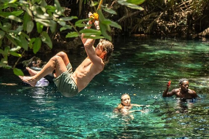 Waterfall, coffee tour & hot springs - lunch and drinks included - Swimming at Kikuletwa Hot Springs