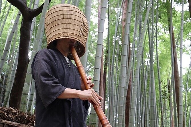 Wellness in Saitama: Takedera Blowing Zen Meditation & Hot Spring - The optional bamboo-themed vegetarian lunch