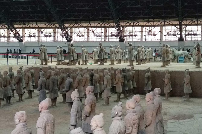 Xi'an Terracotta Warriors, Huaqing Hot Spring, and Banpo Museum - The Terracotta Warriors in three excavation pits