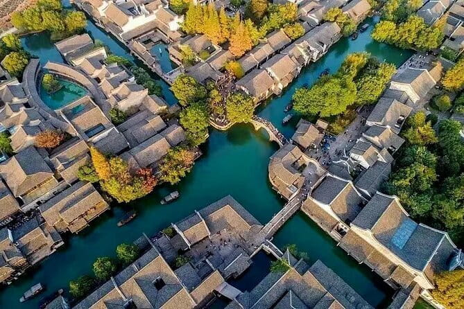 Xitang Water Town Private Tour from Shanghai with Hot Spring Spa Experience - A Chinese lunch in a village setting