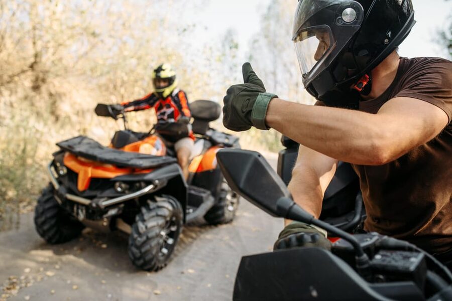 Zakopane: Extreme Quad Ride & Highlander BBQ + Thermal Pools - Witów: a one-hour ride through forest and mud