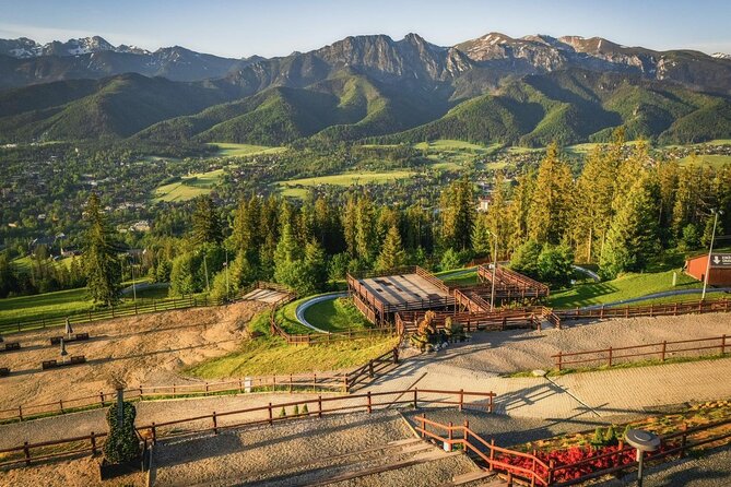 Zakopane Private day trip from Krakow with Hot Springs, cable Car - Wielka Krokiew connects the town with ski jumping